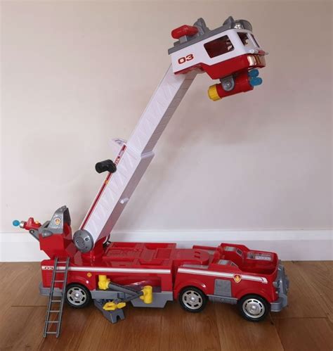 Paw Patrol Fire Truck Review Marshalls Deluxe Ultimate Rescue