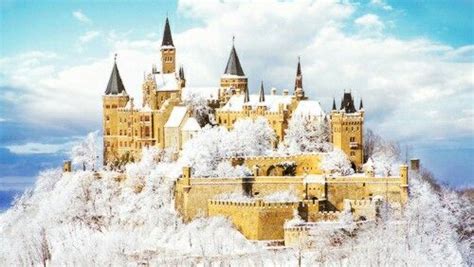 Snow Covered Castle Nerdtopia I Structures Pinterest Castles