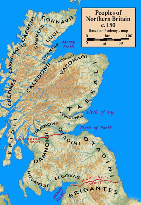 Map Of North England And Scotland Secretmuseum
