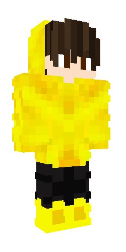 Hot Boy With Yellow Hoodie 2 | Yellow hoodie, Minecraft skins, Minecraft skins yellow