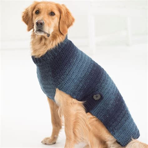Lion Brand Crochet Dog Sweater