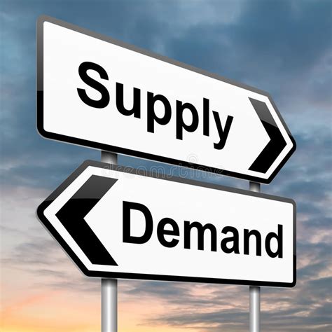 Supply And Demand Stock Illustration Illustration Of Marketing 26790631