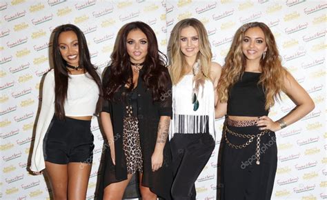 jesy nelson leigh anne pinnock perrie edwards jade thirlwall stock editorial photo