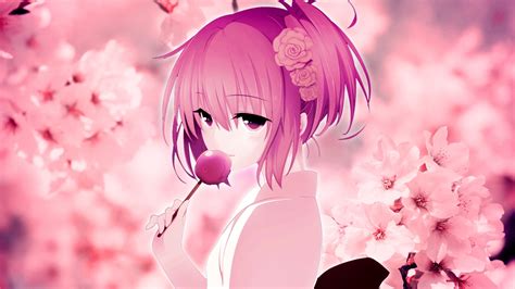 24 Pink Hair Anime Girl Wallpapers Wallpaperboat