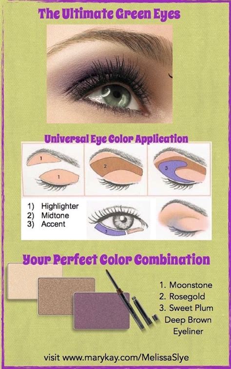 Applying Your Eye Color To Make Your Eyes Pop Choose A Complementary Shade Green Eyes Work