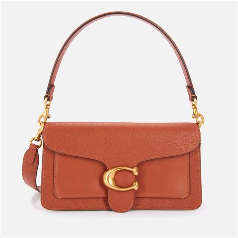 Coach Mixed Leather Tabby Shoulder Bag In Brown Lyst