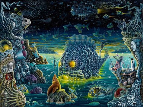 Surreal Paintings Capture The Mystery Of Undersea Environments Leona Creo