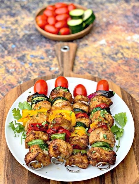 Cook in the air fryer at 360 degrees for 9 minutes. Easy, Air Fryer Grilled Chicken Kebabs + (VIDEO)