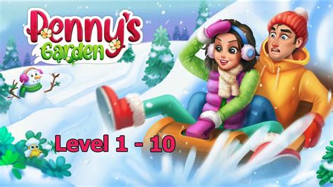 Pennys Garden Level 1 10 Gameplay Match 3 Game Youtube