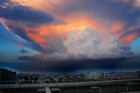 Giant Storm Cloud Over Beijing Amusing Planet