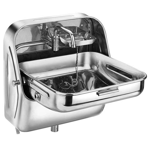 Rv Caravan Camper Boat Folding Sink And Faucet Combo 15 X 14wall Mounted Sink Camper