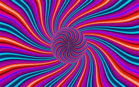 Abstract Pink Swirls Color Optical Illusions