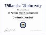 Master Certificate In Applied Project Management Pictures