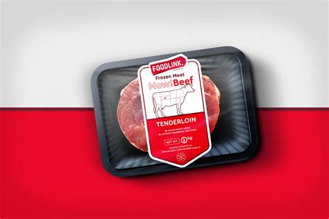 Foodlink Frozen Meat Label And Package Design Packaging Of The World