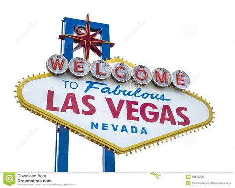 Welcome Las Vegas Sign Editorial Image Image Of Nevada 105492055