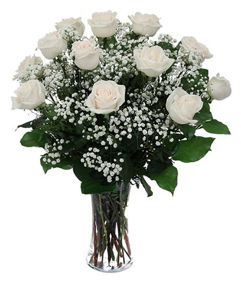 1 Dozen White Roses The Flower Bowl Florist Rathgar Dublin 6