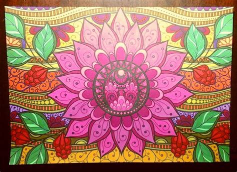 Mandala Klaar Tapestry Art Floral
