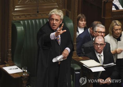 英 하원의장 브렉시트 승인투표 재추진에 제동 연합뉴스