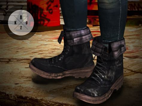 Sims 4 Male Boots Cc