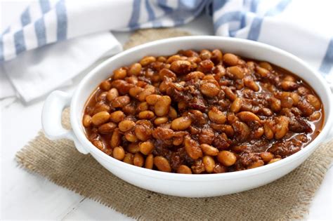 slow cooker baked beans with bacon the real food dietitians slow