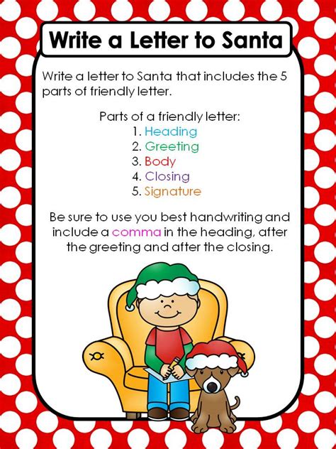 How to write a friendly letter. Friendly Letter to Santa - Teaching with Nancy