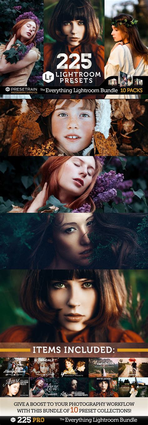 Add beautiful color, contrast, and details to your images in just a few clicks! SALE! - 225 Lightroom Presets Bundle | Pro lightroom ...