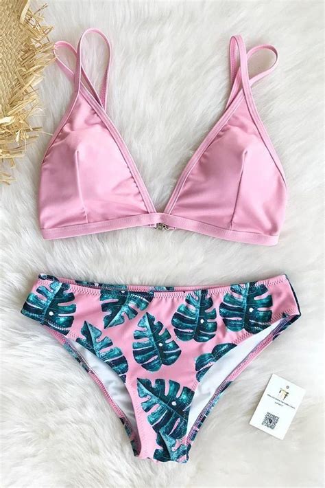 pavacat our times print bikini set summer bathing suits cute bathing suits summer suits cute