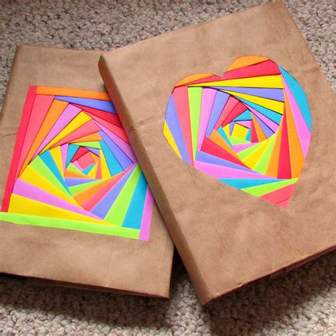 There are so many diy book crafts that we can do to repurpose the old books. How to Make Rainbow Book Cover - DIY & Crafts - Handimania