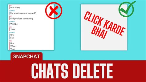 how to delete snapchat chats 📱💬 step by step tutorial youtube