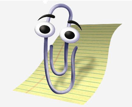 Microsoft Paperclip Clip Art Library