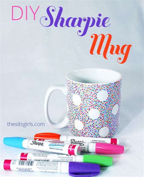 Diy Sharpie Mug Polka Dot Mug