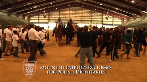 Mounted Patrol Srg Demo Houston Police Department Hpd Video