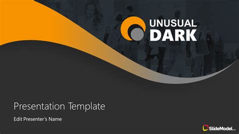 Dark Powerpoint Corporate Presentation Theme Slidemodel