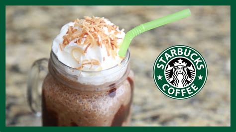 Diy Starbucks Mocha Coconut Frappuccino Youtube