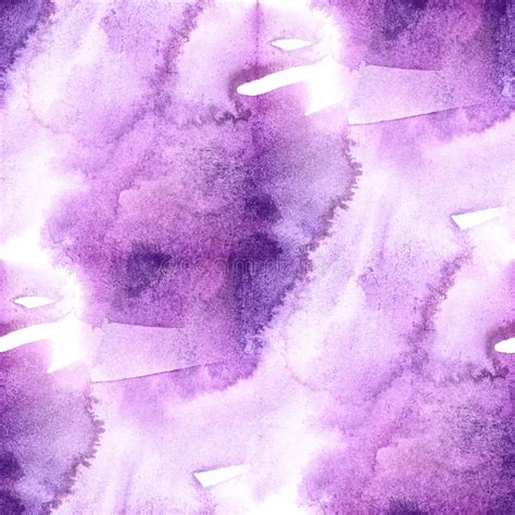 Abstract Colorful Seamless Watercolor For Background Purple Digital