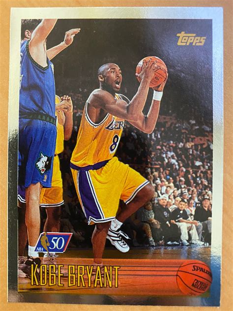 1996-97 Topps Kobe Bryant Rookie Card #138 Original Mint 50th