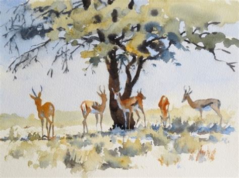 African Wildlife Painting Safari With Hazel Soan