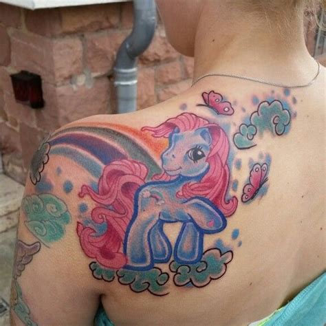Colour Tattoo Of My Little Pony