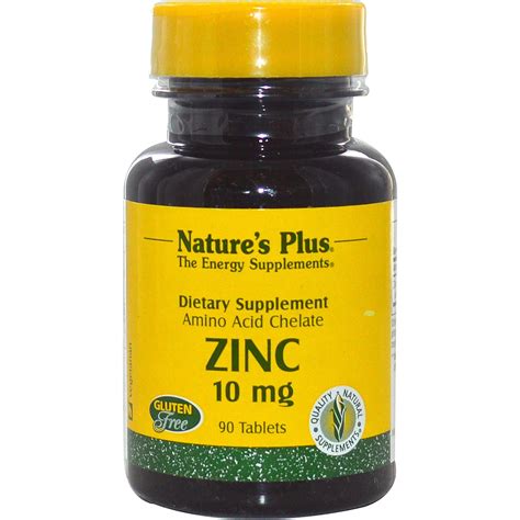 Buy Zinc 10 Mg 90 Tablets Natures Plus Zinc