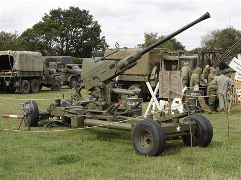M1 40mm Bofors Technical Data Sheet Specifications Information