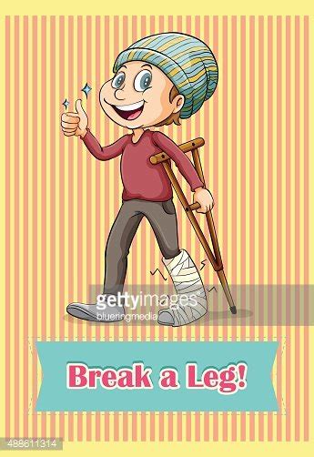 Man With Broken Leg Stock Clipart Royalty Free Freeimages