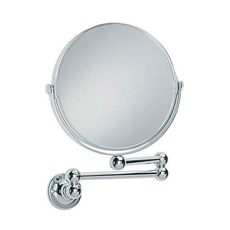 A stunning chrome wall mounted shaving and vanity mirror which extends out for an accurate shave. Heritage Extendable Mirror - AHC16