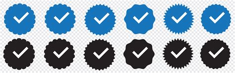 Verified Badge Profile Set Instagram Verified Badge Social Media