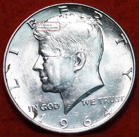 Uncirculated 1964 D Kennedy Half Dollar Sh