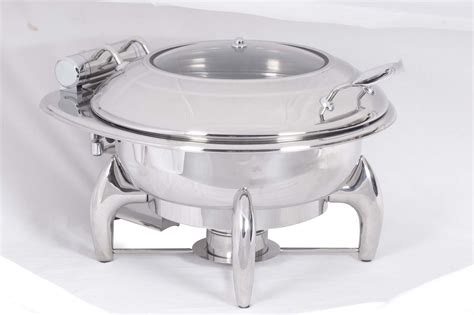 CHAFING DISH - INDUCTION ROUND- 6Lt - Catro - Catering ...