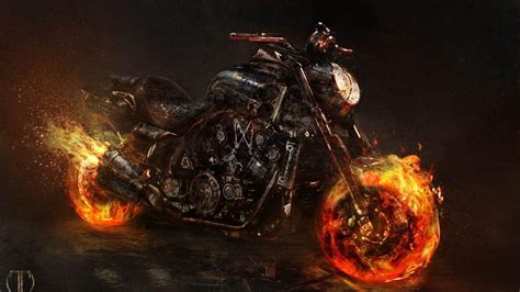 Tattoo art design of skull bike rider collection. Ghost Rider Wallpapers 2017 - Wallpaper Cave