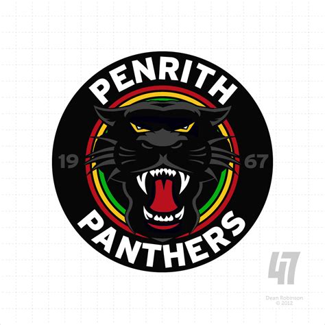 Penrith Panthers Logo Colour In Meudiariotapado