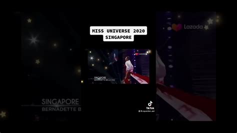 Miss Universe S Pore 2021 Dons Stop Asian Hate Slogan On National Costume With Flag Colours