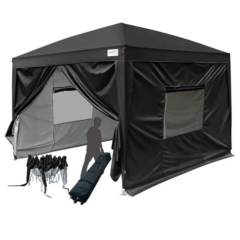 Upgraded Quictent Privacy 10x10 Ez Pop Up Canopy Party Tent Gazebo With Sidewalls And Wheeled