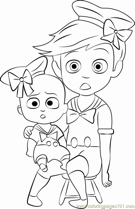 The Boss Baby Coloring Pages At Free Printable